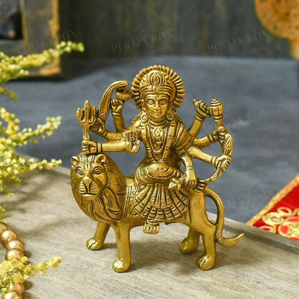 Divine Brass Durga Maa
